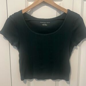 Green Cropped T-shirt